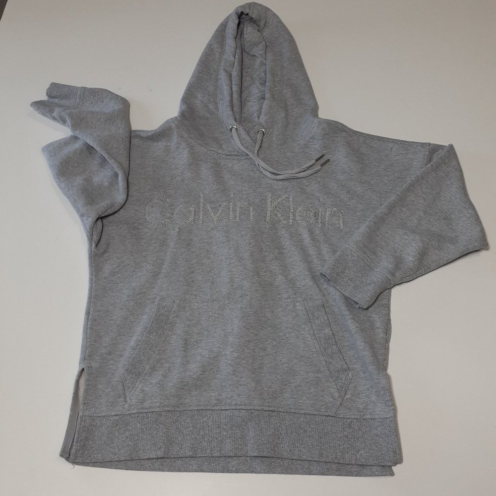 Calvin Klein Grey Hooded Sweatshirt